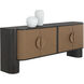 Dresden 82.5 X 20 inch Cognac / Smoke Grey Sideboard